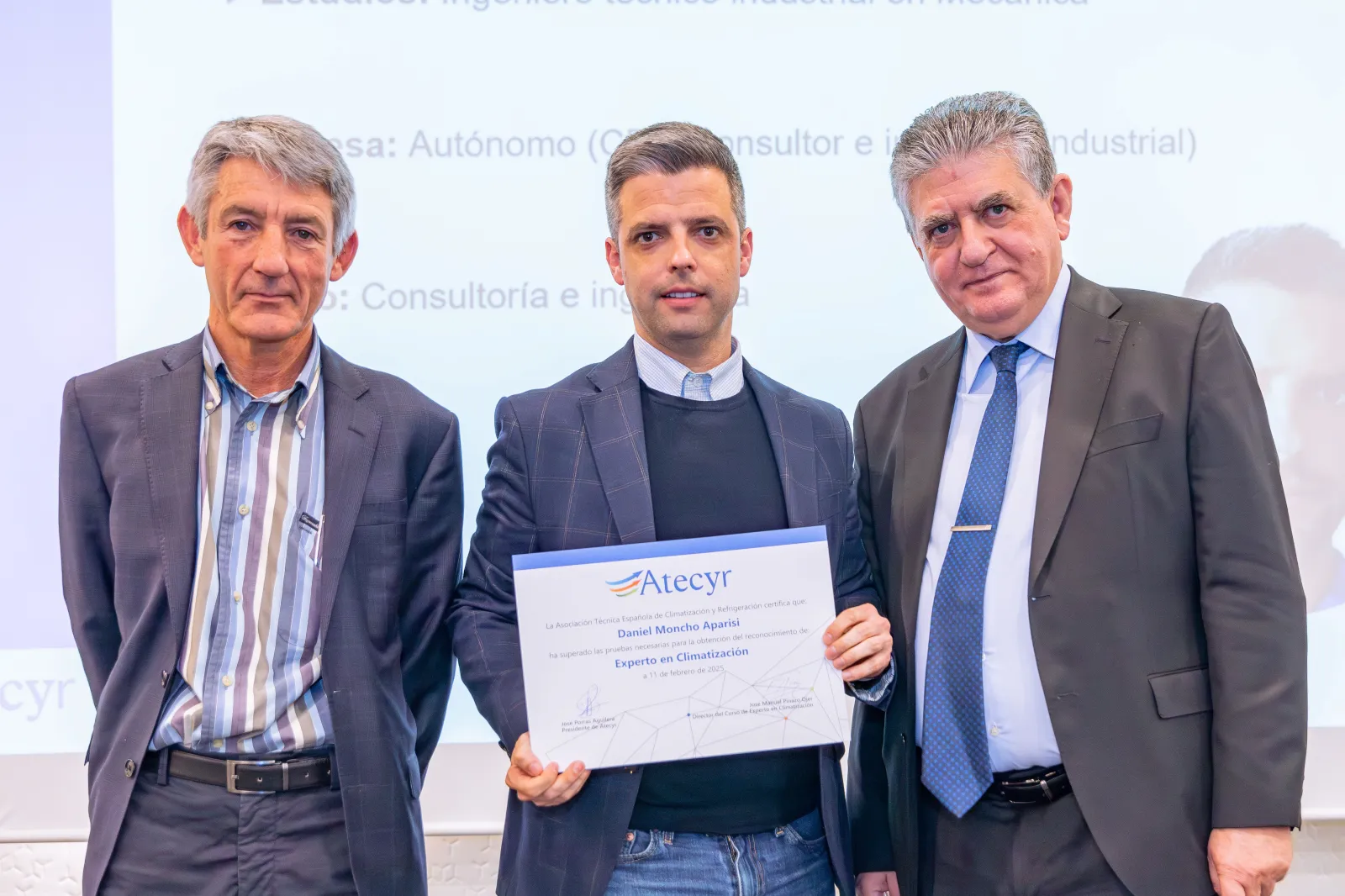 fotografia de entrega de premios