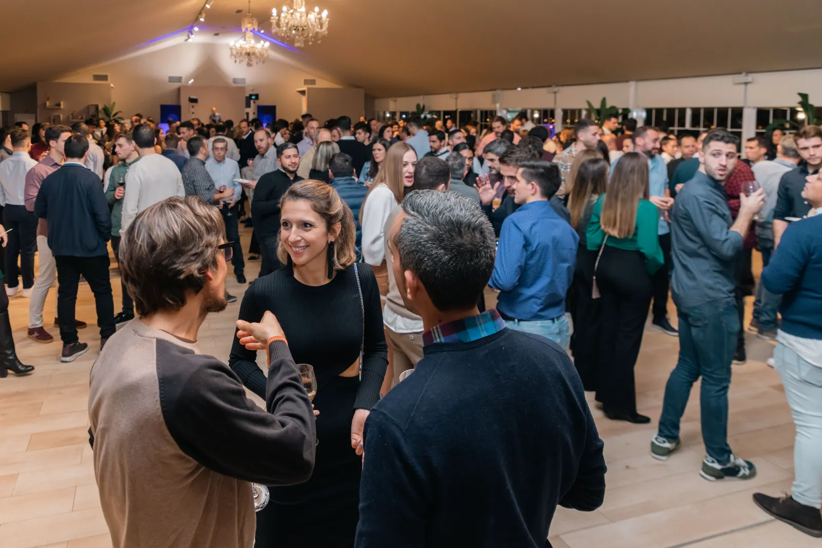 fotografia de fiesta de empresa